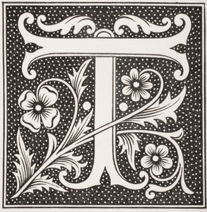 Versierde letter 